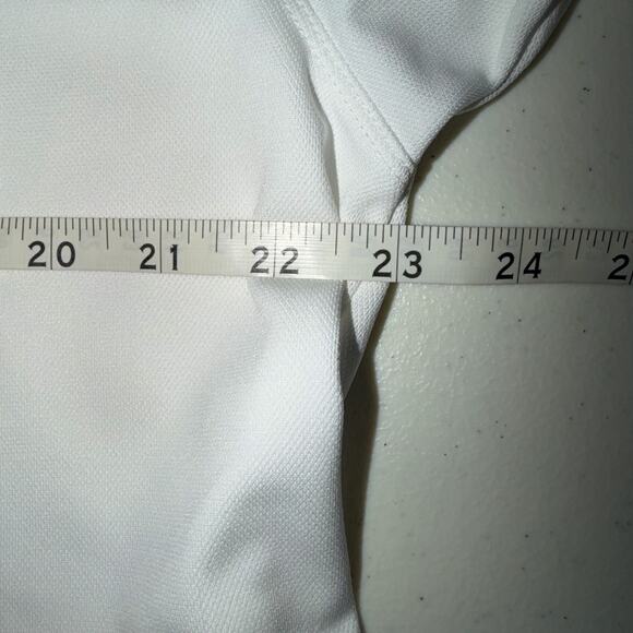 Nike Golf Dri Fit Mens Size XL White Performance Short Sleeve Activewear Polo - Picture 7 of 8